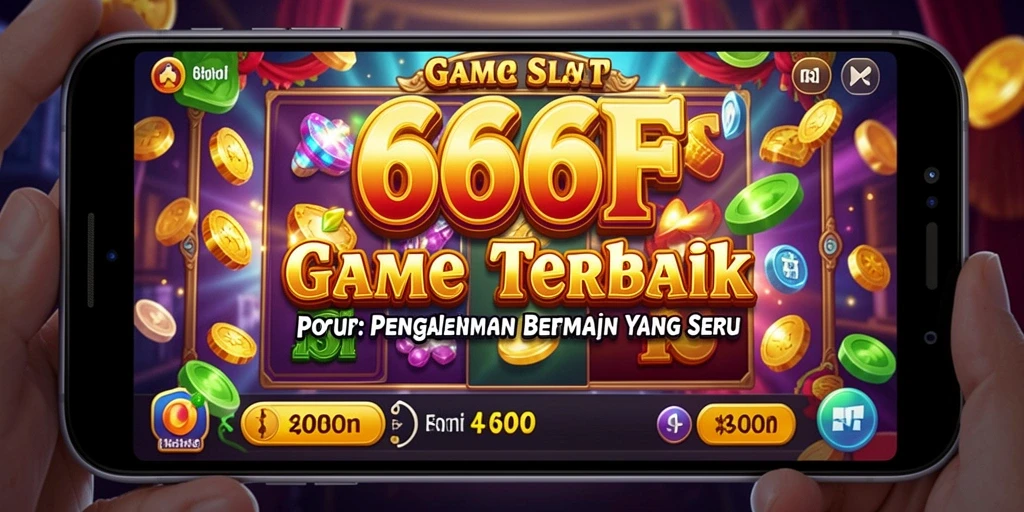 Tampilan seru gameplay Slot dari 666F dengan berbagai simbol menarik.