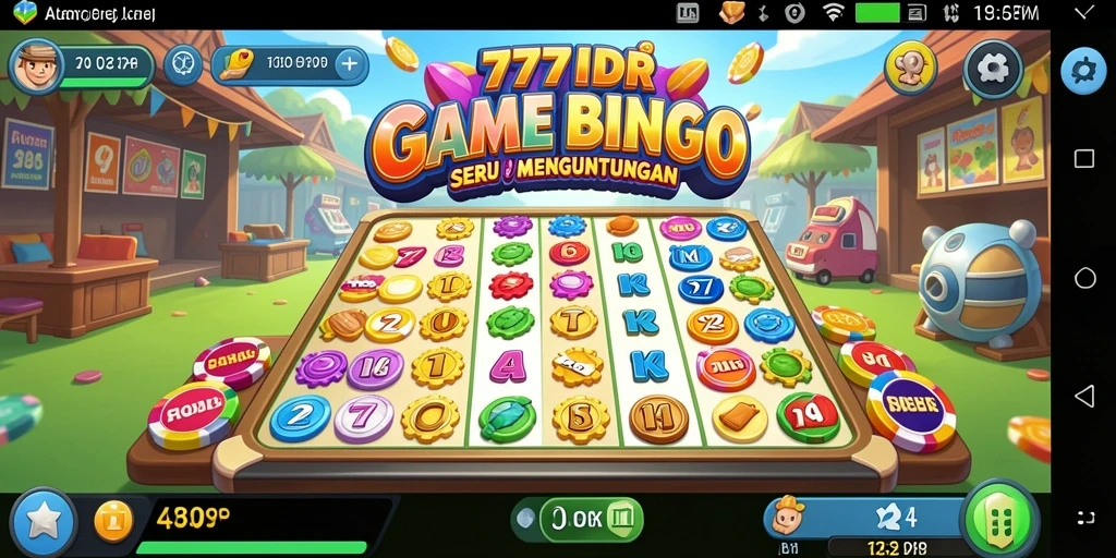 Screenshot gameplay 777IDR dengan suasana permainan Bingo yang seru.