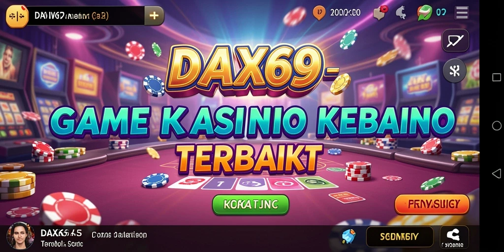 Tampilan gameplay yang mengasyikkan di DAX69 dengan berbagai pilihan permainan Kasino.