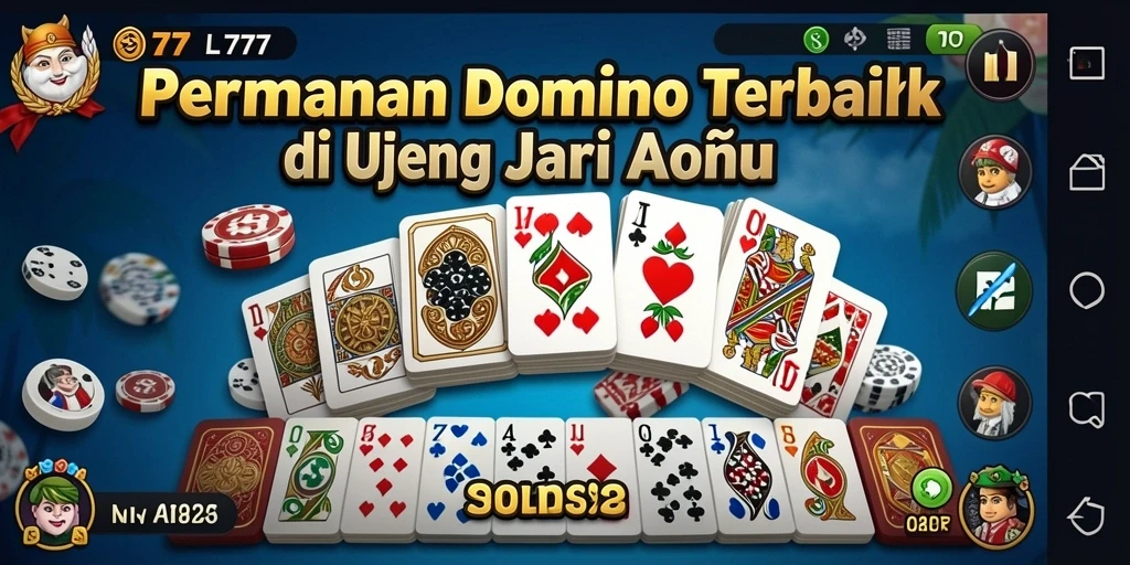 Screenshot L777 menampilkan gameplay seru permainan Domino.