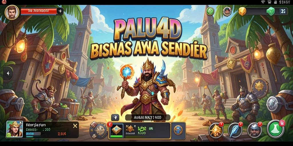 Tampilan gameplay PALU4D yang menarik dengan mekanisme Tycoon.